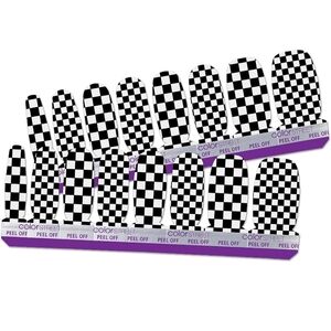 Color Street Black and White Nail Strips